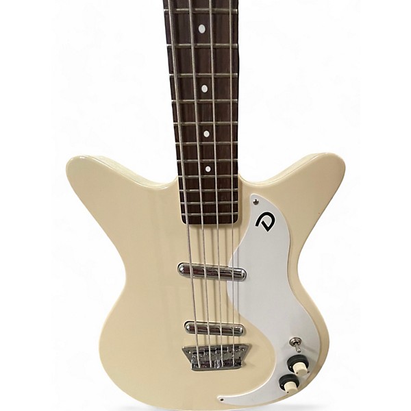 Used Danelectro 59 Short Scale Vintage Cream Electric Bass Guitar