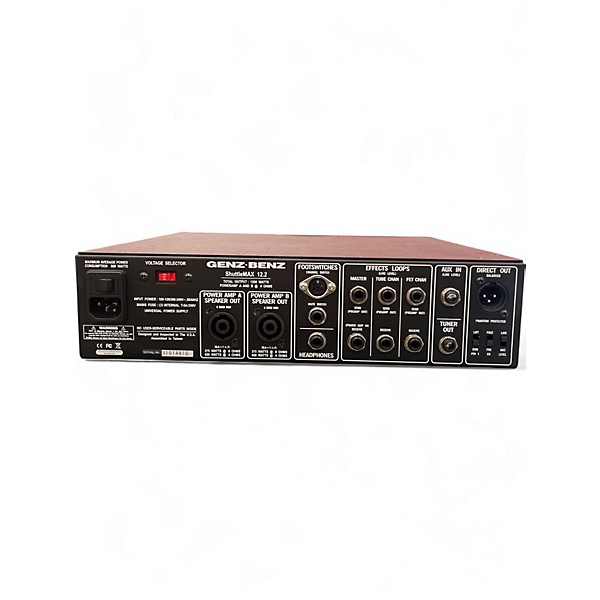 Used Genz Benz Shuttlemax 12.2 Bass Amp Head