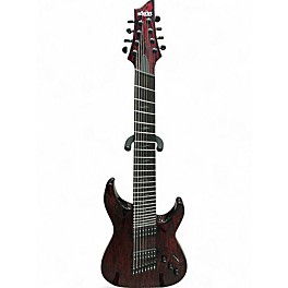 Used Schecter Guitar Research C-8 MS Silver Mountain  Blood Moon Solid Body Electric Guitar
