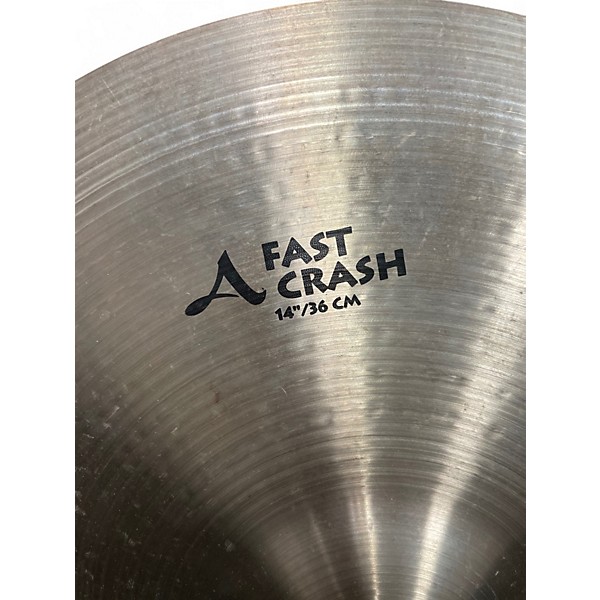 Used Zildjian 14in A Series Fast Crash Cymbal