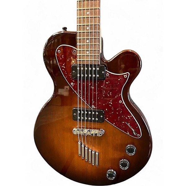 Used Yamaha AES800 Brown Sunburst Solid Body Electric Guitar