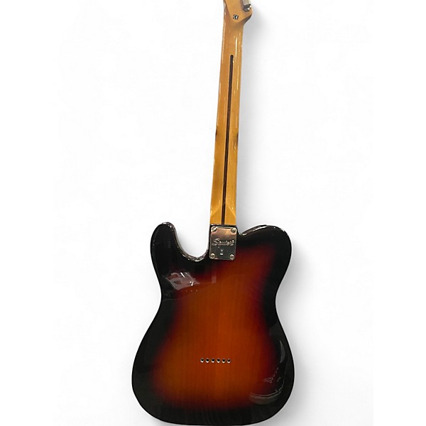 Used Squier Classic Vibe 70s Thinline Telecaster 3 Tone Sunburst Hollow Body Electric Guitar