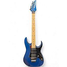 Used 2010s Ibanez RG655 Prestige Cobalt Blue Metallic Solid Body Electric Guitar