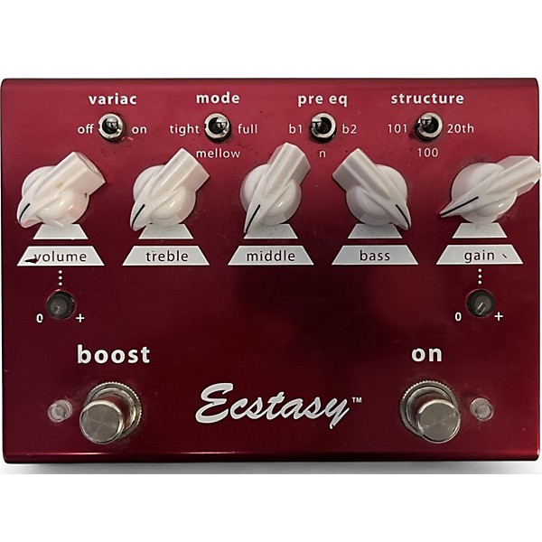 Used Bogner Ecstasy Red Overdrive Effect Pedal