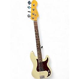 Used Fender American Professional II Precision Bass Olympic White Electric Bass Guitar