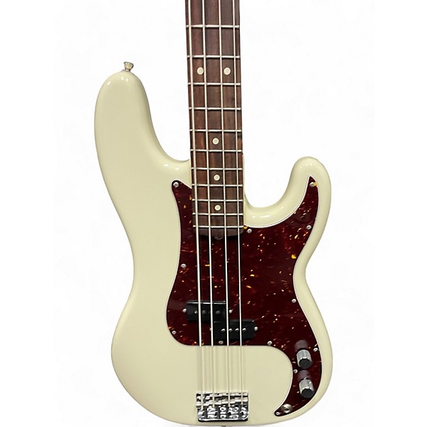 Used Fender American Professional II Precision Bass Olympic White Electric Bass Guitar