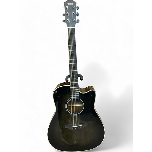 Used Yamaha A1M Trans Black Acoustic Electric Guitar