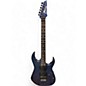 Vintage 1991 Ibanez RG570 Metallic Blue Solid Body Electric Guitar thumbnail