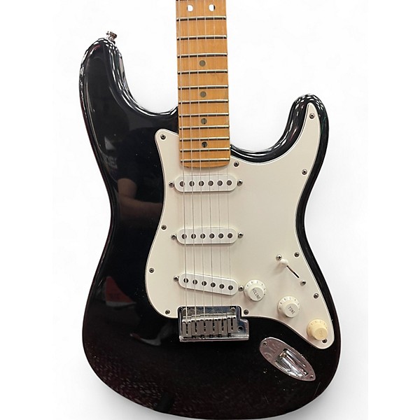 ギター Fender USA Stratocaster Blackie Open Box Fender Stratocaster HSS Ebony Fingerboard Limited