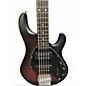 Used Sterling by Music Man Ray35 5 String Candy Red Burst Electric Bass Guitar