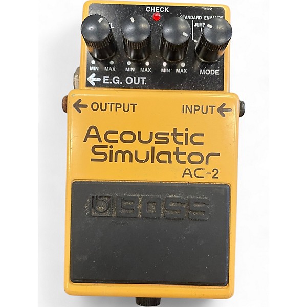 Used BOSS AC2 Acoustic Simulator Effect Pedal