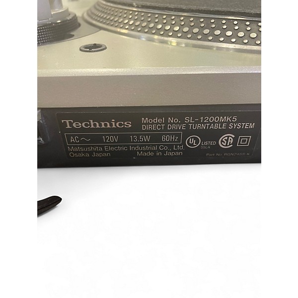 Used Technics SL1200MK5 Turntable