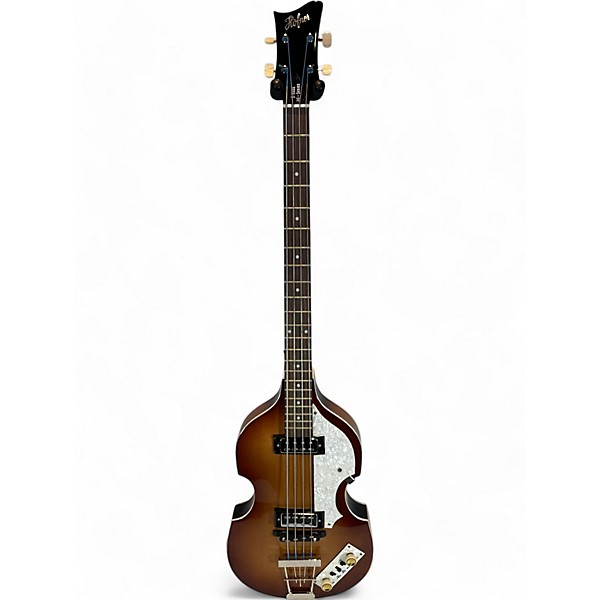 Used Hofner Used Hofner ED SULLIVAN SHOW Dark Cherry Burst Electric Bass Guitar