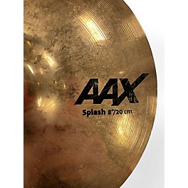 Used SABIAN 8in AAX Splash Brilliant Cymbal