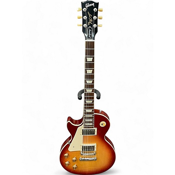 Used Gibson Les Paul Standard 1950S Neck Left Handed Heritage Cherry Sunburst Electric Guitar