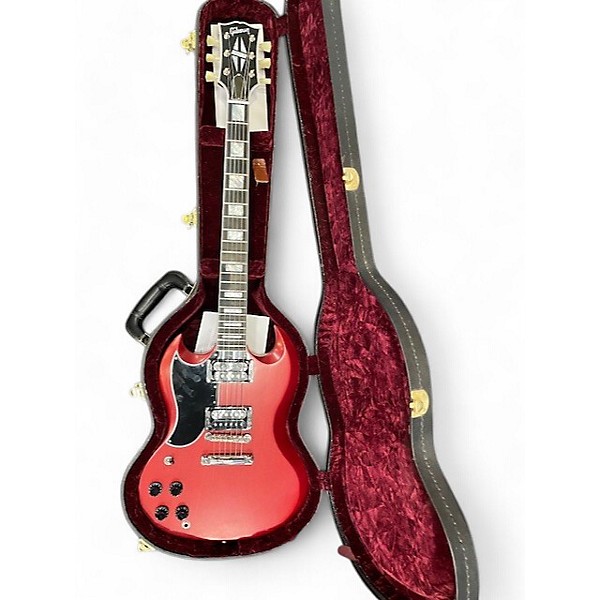 Used Gibson mod collection 1963 Les Paul  SG Custom crimson metallic Solid Body Electric Guitar
