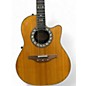 Used Ovation 1866 Natural 12 String Acoustic Electric Guitar