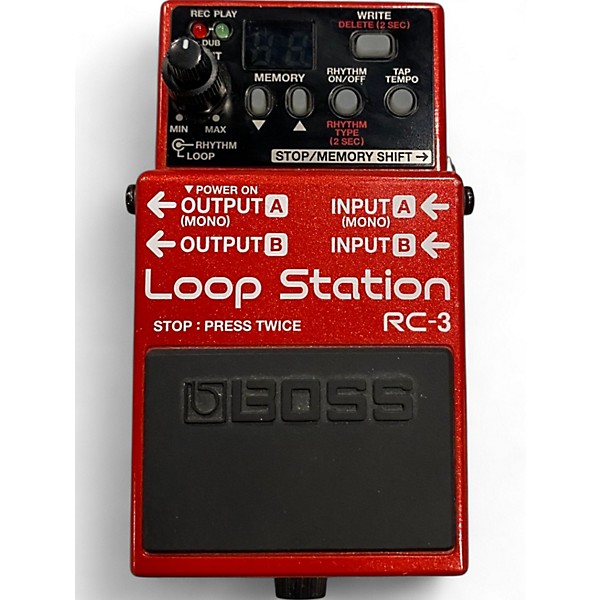 Used BOSS RC3 Loop Station Pedal