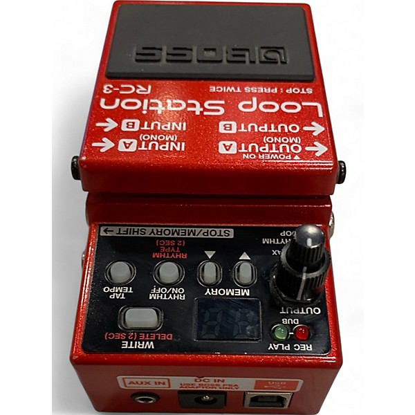 Used BOSS RC3 Loop Station Pedal