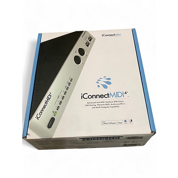 Used 2014 iConnectivity iconnectmidi4 MIDI Interface