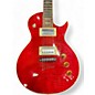 Used Mitchell MS450 Trans Crimson Red Solid Body Electric Guitar