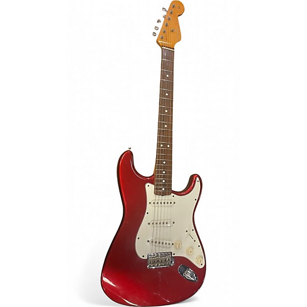 Used Fender American Vintage Reissue Stratocaster Candy Apple Red Solid Body Electric Guitar