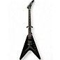 Used Epiphone Dave Mustaine Flying V Custom Metallic Black Solid Body Electric Guitar thumbnail