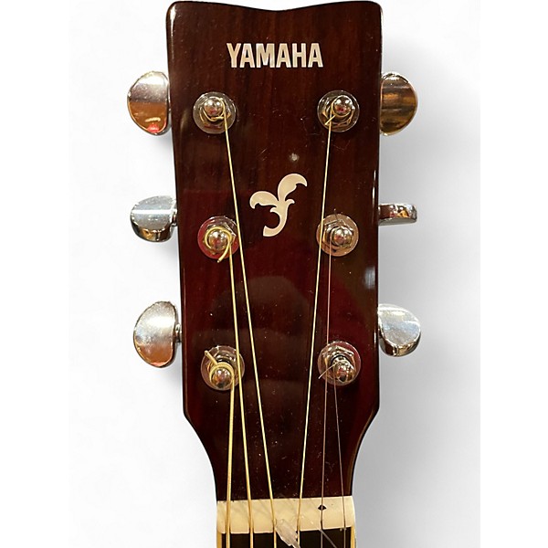 Used Yamaha fgta Natural Acoustic Electric Guitar