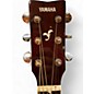 Used Yamaha fgta Natural Acoustic Electric Guitar