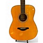 Used Yamaha fgta Natural Acoustic Electric Guitar