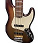 Used Fender American Ultra Jazz Bass V mocah burst Electric Bass Guitar