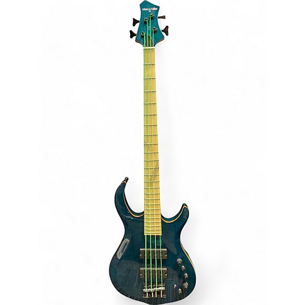 Used Sire Marcus Miller M2 Blue Electric Bass Guitar