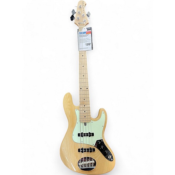 Used Lakland 55-60 Skyline Custom 5 String Natural Electric Bass Guitar