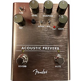 Used Fender ACOUSTIC PREVERB Effect Pedal