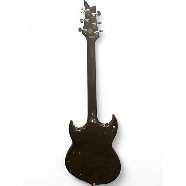 Used Silvertone KISS PAUL STANLEY SIGNATURE SILVERTONE SOVEREIGN Metallic Black Solid Body Electric Guitar