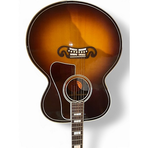 Used Gibson SJ200 Super Jumbo Custom 2 Color Sunburst Acoustic Guitar