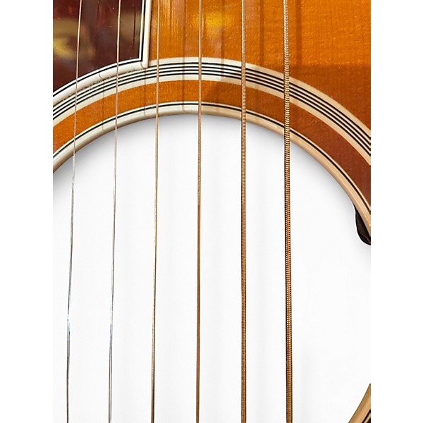 Used Gibson SJ200 Super Jumbo Custom 2 Color Sunburst Acoustic Guitar