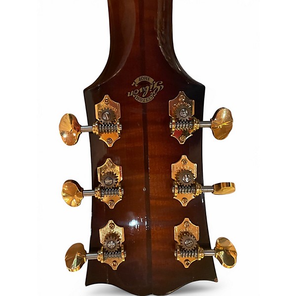 Used Gibson SJ200 Super Jumbo Custom 2 Color Sunburst Acoustic Guitar