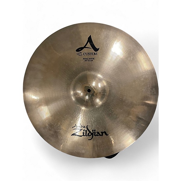 Used Zildjian 20in A Custom Ping Ride Cymbal