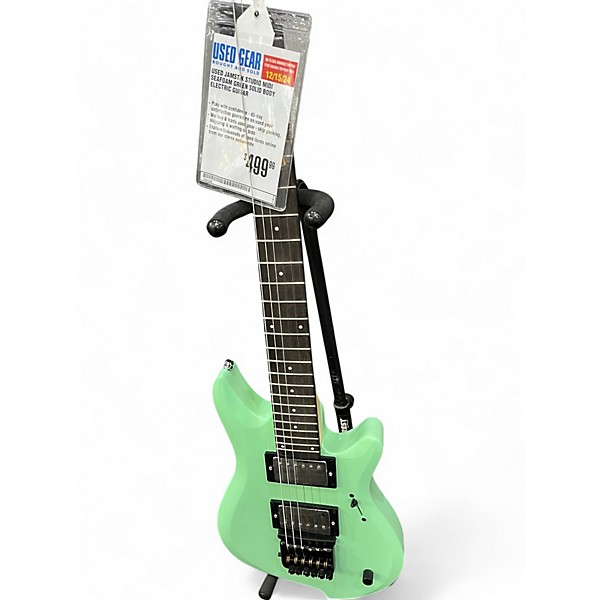 Used Jamstik STUDIO MIDI Seafoam Green Solid Body Electric Guitar