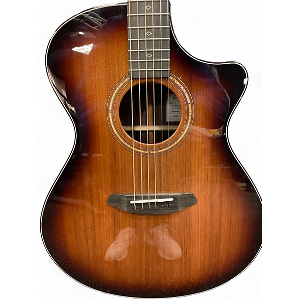 Used Breedlove premier concerto edgeburst ce Tobacco Sunburst Acoustic Electric Guitar