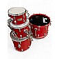 Used Pearl 4 Piece world series Candy Apple Red Drum Kit