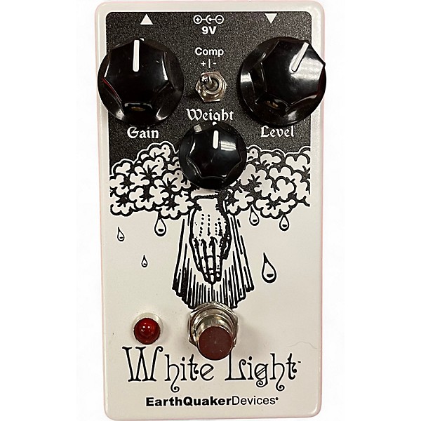 Used EarthQuaker Devices White Light Overdrive Effect Pedal