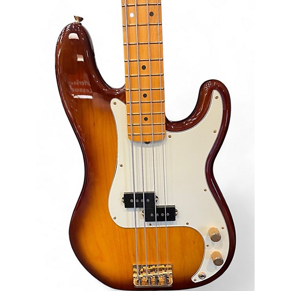 Used Fender Used Fender Th Anniversary Commemorative American Precision Bass Color Sunburst