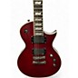 Used ESP LTD EC-401QM Maroon Solid Body Electric Guitar