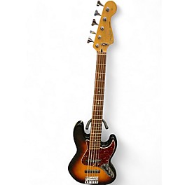 Used Fender 5 STRING JAZZ BASS SUNBURST Electric Bass Guitar