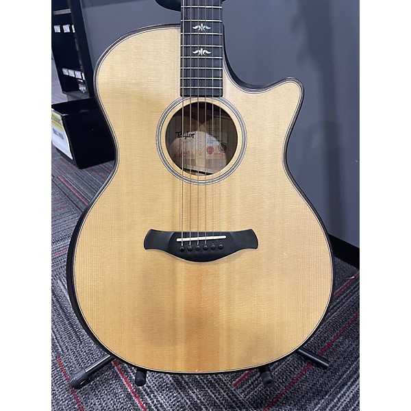 Used Taylor 614CE Builders Edition Natural Acoustic Electric Guitar