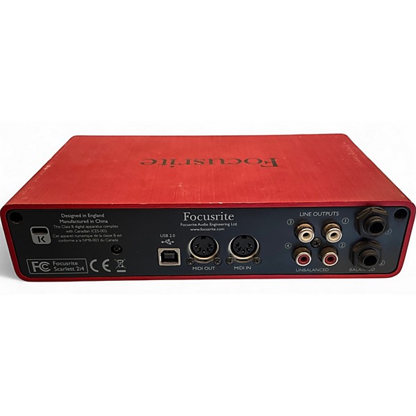 Used Focusrite Scarlett 2i4 Audio Interface