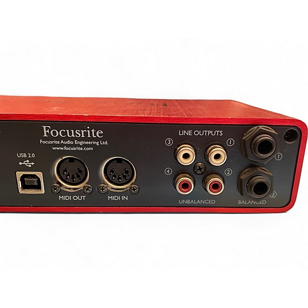 Used Focusrite Scarlett 2i4 Audio Interface