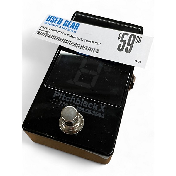 Used KORG PITCH BLACK MINI Tuner Pedal